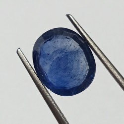 Blue Sapphire (Neelam Stone) Lab-Certified 6.06 Carat