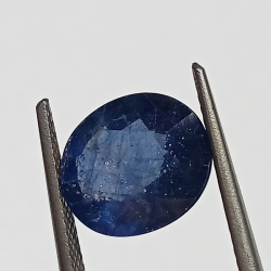 Blue Sapphire (Neelam Stone) Lab-Certified 5.60 Carat