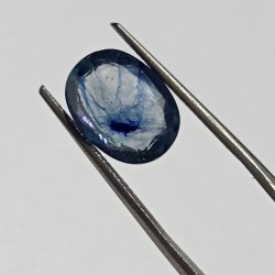 Blue Sapphire (Neelam Stone) Lab-Certified 5.93 Carat