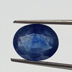 Blue Sapphire (Neelam Stone) Lab-Certified 6.34 Carat