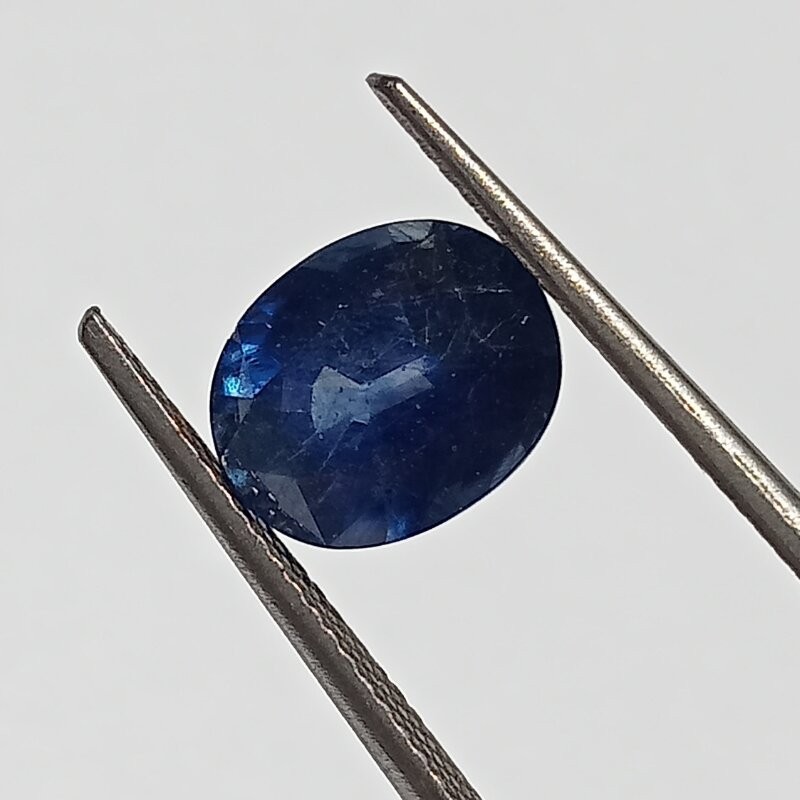 Blue Sapphire (Neelam Stone) Lab-Certified 4.21 Carat