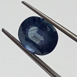 Blue Sapphire (Neelam Stone) Lab-Certified 6.34 Carat