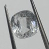 Authentic White Zircon Transparent Stone & Lab Certified 6.86 Carat