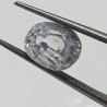 Authentic White Zircon Transparent Stone & Lab Certified 6.73 Carat