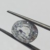 Authentic White Zircon Transparent Stone & Lab Certified 6.73 Carat