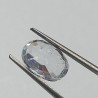 Authentic White Zircon Transparent Stone & Lab Certified 7.34 Carat