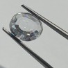 Authentic White Zircon Transparent Stone & Lab Certified 6.83 Carat