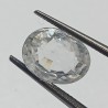 Authentic White Zircon Transparent Stone & Lab Certified 8.32 Carat