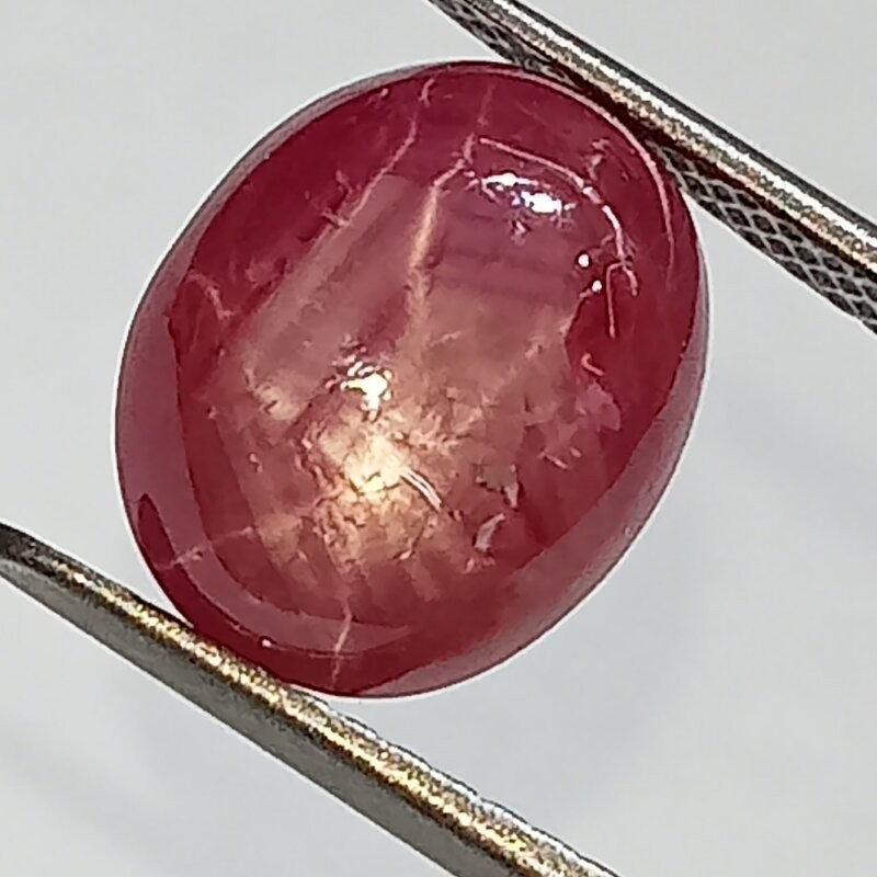 Original, Authentic Star Ruby 5.36 Cart With Lab Certified