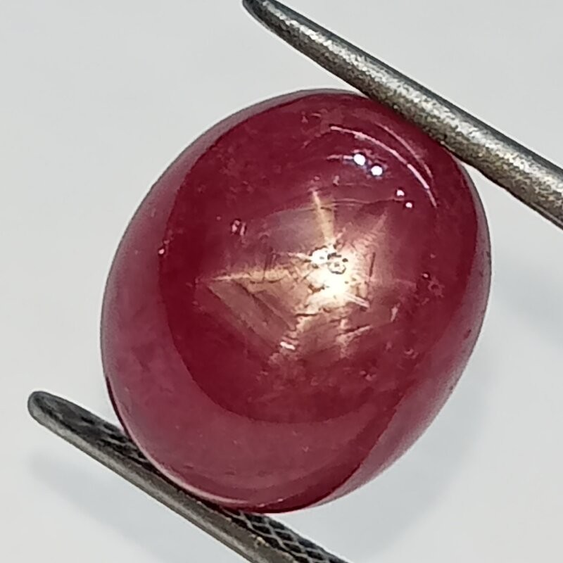 Original, Authentic Star Ruby 5.29 Cart With Lab Certified