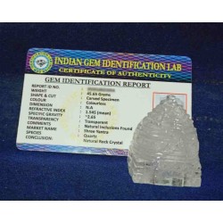 Indian Sphatik Shree Yantra & Certified  40 Gram