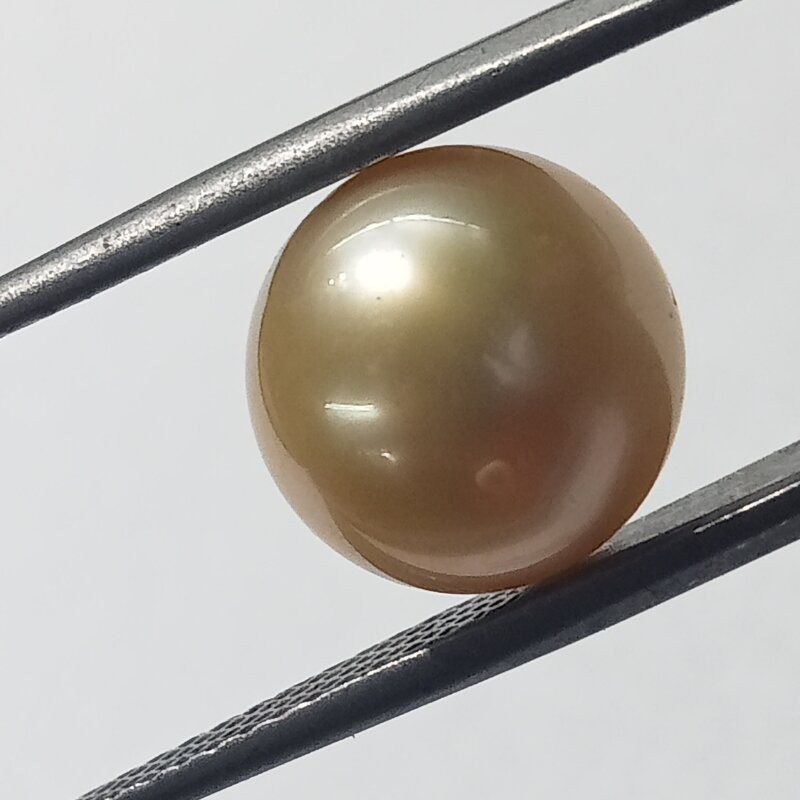 Original Natural Yellow (Golden) Pearl (Moti) Stone - 8.03 Carat