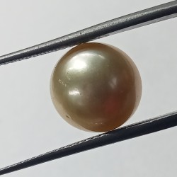 Original Natural Yellow (Golden) Pearl (Moti) Stone - 9.08 Carat