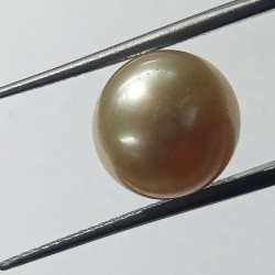 Original Natural Yellow (Golden) Pearl (Moti) Stone - 9.08 Carat