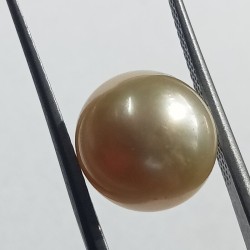 Original Natural Yellow (Golden) Pearl (Moti) Stone - 9.08 Carat