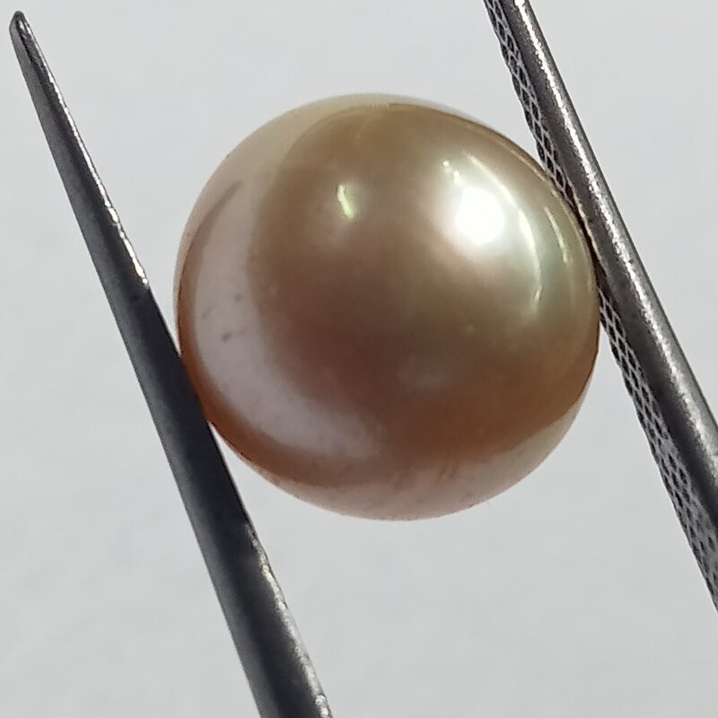 Original Natural Yellow (Golden) Pearl (Moti) Stone - 8.48 Carat