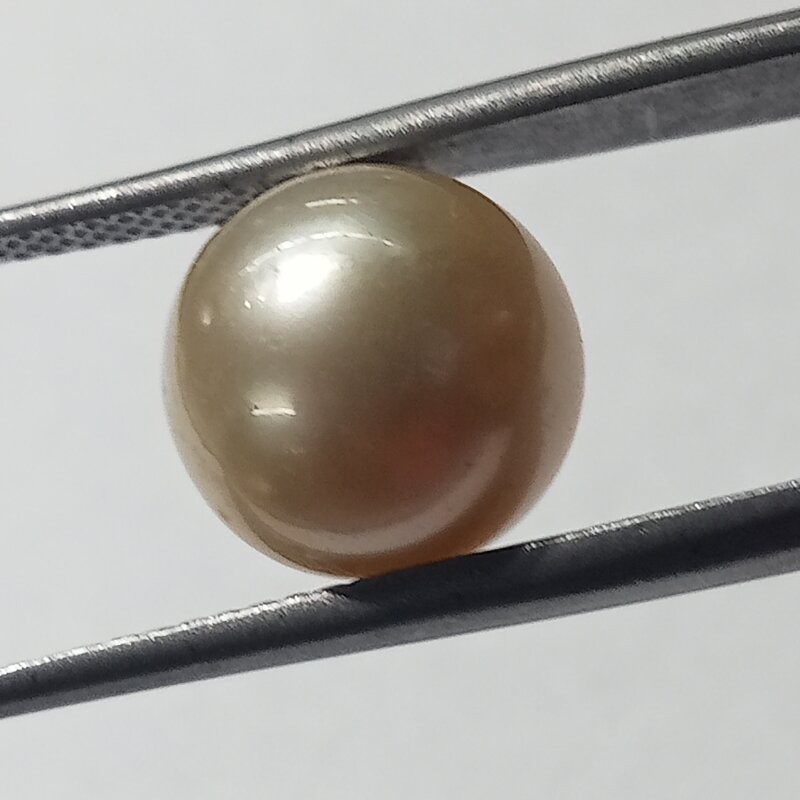 Original Natural Yellow (Golden) Pearl (Moti) Stone - 8.35 Carat