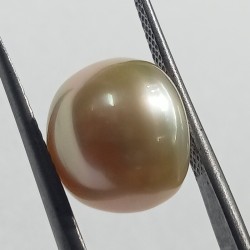 Original Natural Yellow (Golden) Pearl (Moti) Stone - 11.08 Carat