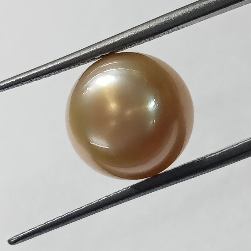 Original Natural Yellow (Golden) Pearl (Moti) Stone - 10.90 Carat