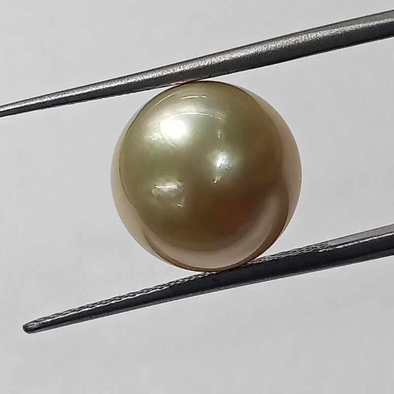 Original Natural Yellow (Golden) Pearl (Moti) Stone - 11.82 Carat