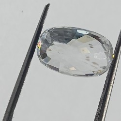 White Zircon Transparent Stone & Lab Certified 9.79 Carat