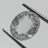 White Zircon Transparent Stone & Lab Certified 9.12 Carat