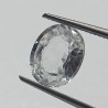 White Zircon Transparent Stone & Lab Certified 4.47 Carat