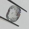 White Zircon Transparent Stone & Lab Certified 8.82 Carat