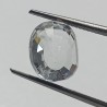 White Zircon Transparent Stone & Lab Certified 9.08 Carat