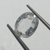 White Zircon Transparent Stone & Lab Certified 6.25 Carat