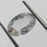 White Zircon Transparent Stone & Lab Certified 6.12 Carat