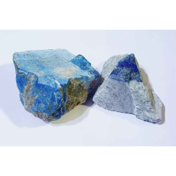 Natural Lapis Lazuli Raw Stone (2 piece) Certified