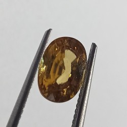 Natural Yellow Zircon Transparent Stone & Lab Certified 3.80 Carat