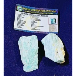 Original Amazonite Raw Stone (2 piece) Certified