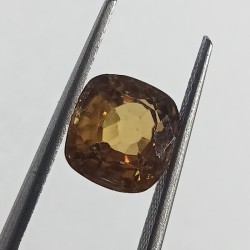 Natural Yellow Zircon Transparent Stone & Lab Certified 4.90 Carat