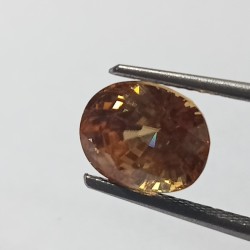 Natural Yellow Zircon Transparent Stone & Lab Certified 4.90 Carat