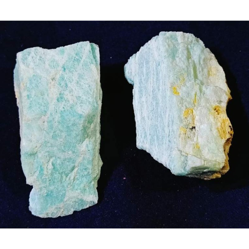 Original Amazonite Raw Stone (2 piece) Certified