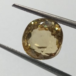 Natural Yellow Zircon Transparent Stone & Lab Certified 6.90 Carat