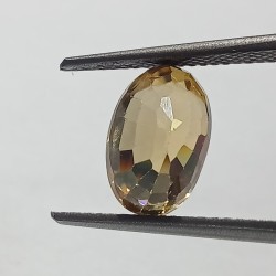 Natural Yellow Zircon Transparent Stone & Lab Certified 4.96 Carat