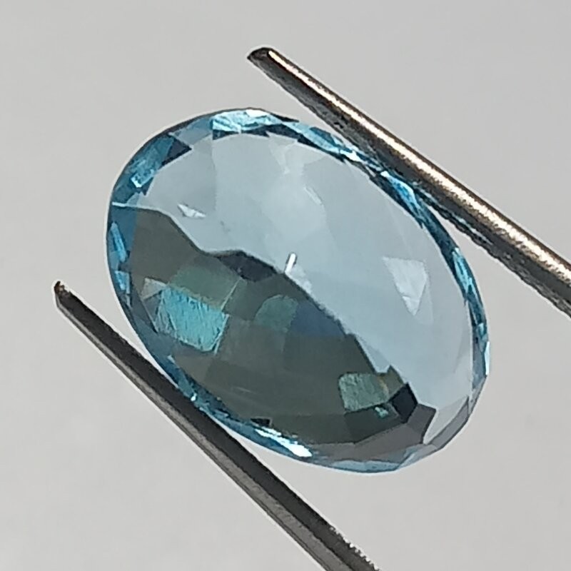 Authentic Certified Blue Topaz Stone Natural & Original Stone- 13.36 carat