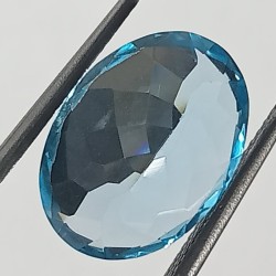 Authentic Certified Blue Topaz Stone Natural & Original Stone- 12.19 carat