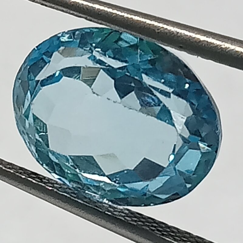 Authentic Certified Blue Topaz Stone Natural & Original Stone- 9.60 carat