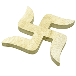 Authentic Original Shriparni Wooden 卐  Swastik (Swastika)