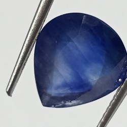 Blue Sapphire Pear Shape (Neelam Stone) Lab-Certified 5.20 Carat