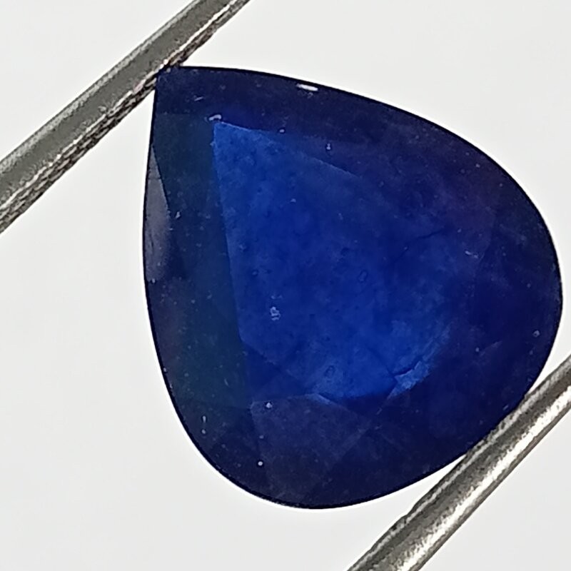 Blue Sapphire Pear Shape (Neelam Stone) Lab-Certified 4.80 Carat