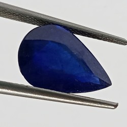 Blue Sapphire Pear Shape (Neelam Stone) Lab-Certified 6.50 Carat