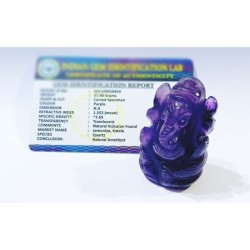 Certified Amethyst Ganesh...