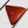 Triangle Red Coral/ Moonga Stone- 9.50 Carat