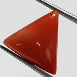 Triangle Red Coral/ Moonga Stone- 10.00 Carat