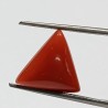 Triangle Red Coral/ Moonga Stone- 8.50 Carat